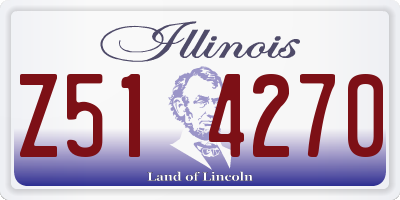 IL license plate Z514270