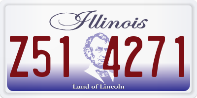 IL license plate Z514271