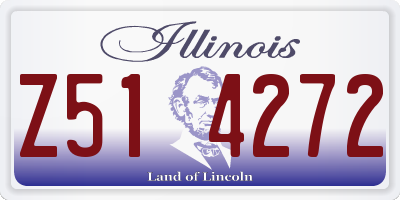 IL license plate Z514272