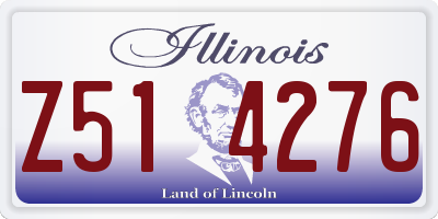 IL license plate Z514276