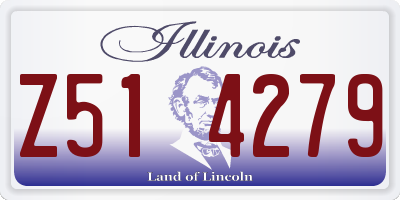 IL license plate Z514279