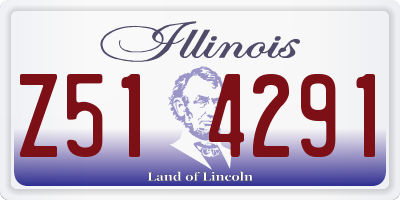 IL license plate Z514291