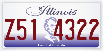 IL license plate Z514322