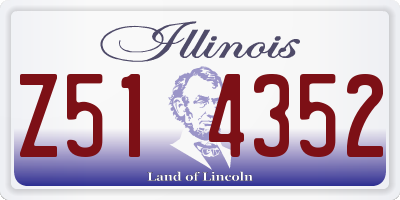IL license plate Z514352