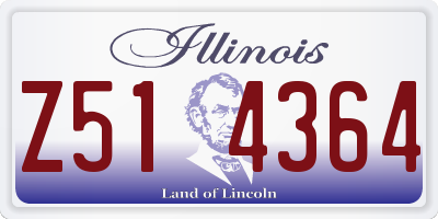 IL license plate Z514364