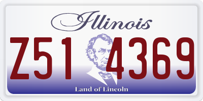 IL license plate Z514369