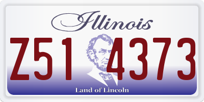 IL license plate Z514373