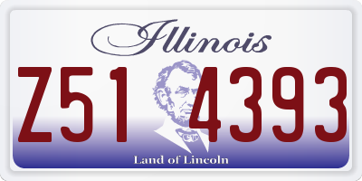 IL license plate Z514393