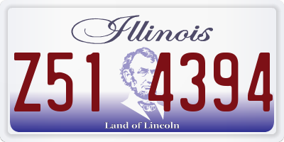 IL license plate Z514394