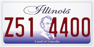 IL license plate Z514400