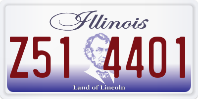 IL license plate Z514401