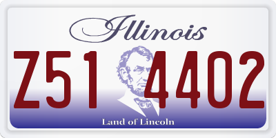 IL license plate Z514402