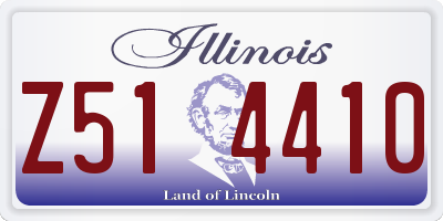 IL license plate Z514410