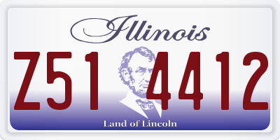 IL license plate Z514412