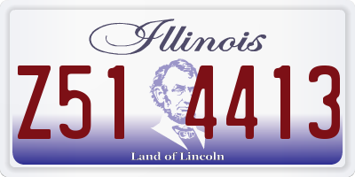 IL license plate Z514413