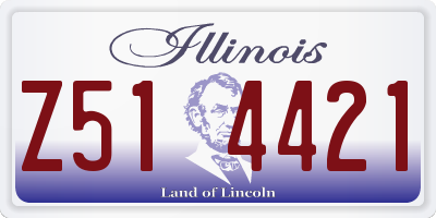 IL license plate Z514421