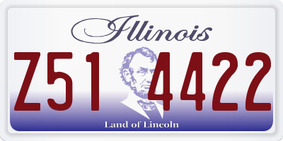 IL license plate Z514422