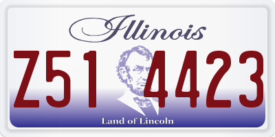 IL license plate Z514423