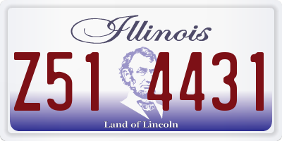 IL license plate Z514431