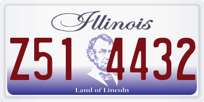 IL license plate Z514432