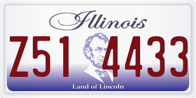 IL license plate Z514433