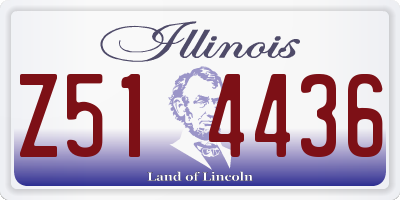 IL license plate Z514436