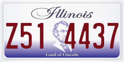 IL license plate Z514437