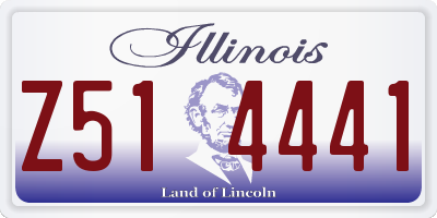 IL license plate Z514441