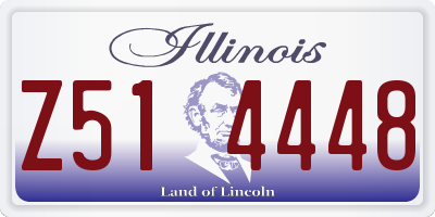 IL license plate Z514448
