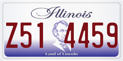 IL license plate Z514459