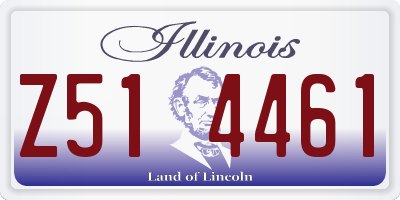 IL license plate Z514461