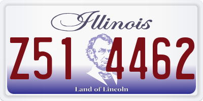 IL license plate Z514462
