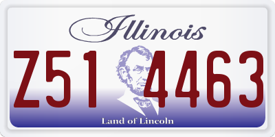 IL license plate Z514463