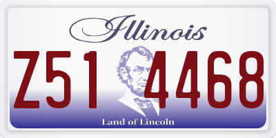 IL license plate Z514468