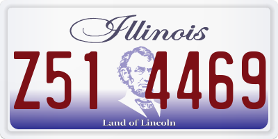 IL license plate Z514469
