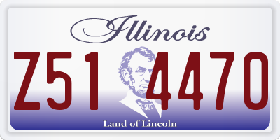 IL license plate Z514470