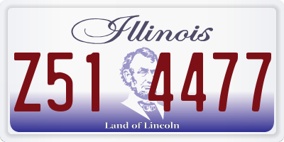 IL license plate Z514477