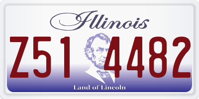 IL license plate Z514482