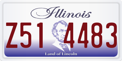 IL license plate Z514483
