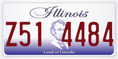 IL license plate Z514484