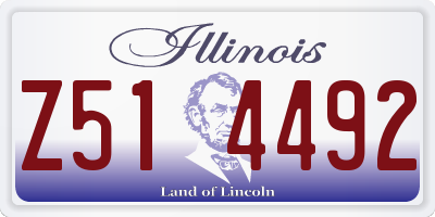 IL license plate Z514492