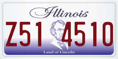 IL license plate Z514510