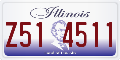 IL license plate Z514511