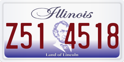 IL license plate Z514518