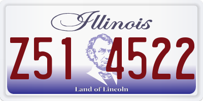 IL license plate Z514522