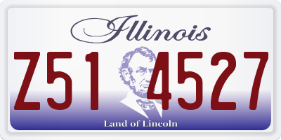 IL license plate Z514527