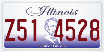 IL license plate Z514528
