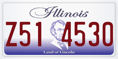 IL license plate Z514530
