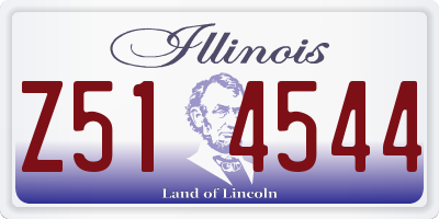 IL license plate Z514544