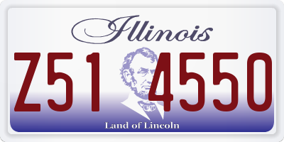 IL license plate Z514550